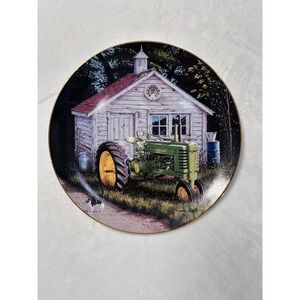 John Deere Grandpa Leonards Johnny Popper Collector Plate Neal Anderson 1999